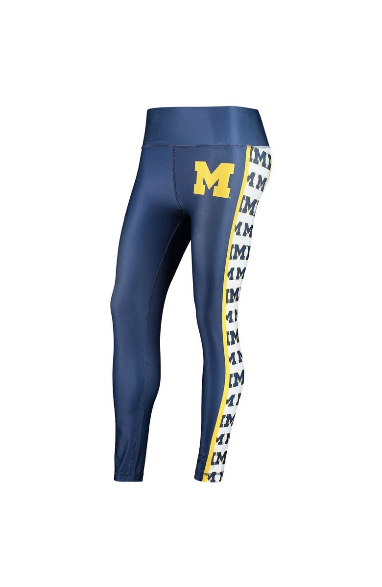 CONCEPTS SPORT Women's Concepts Sport Navy Michigan Wolverines Dormer Knit Leggings, Alternate, color,