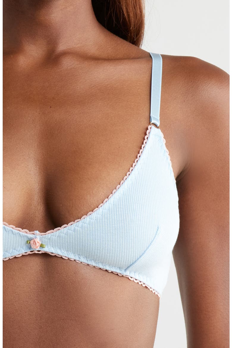 Rib Lounge Shorts, Alternate, color, POWDER BLUE
