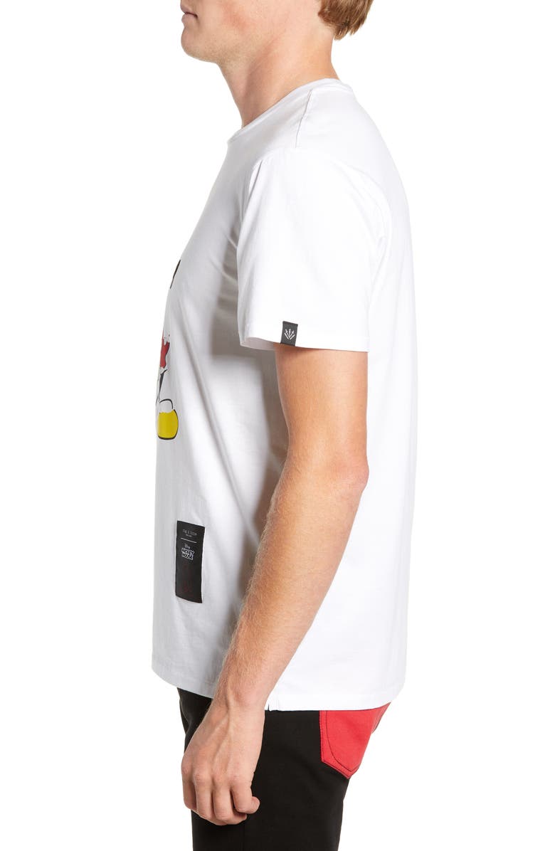 rag & bone Mickey Mouse Collage Unisex Graphic T-Shirt, Alternate, color, 