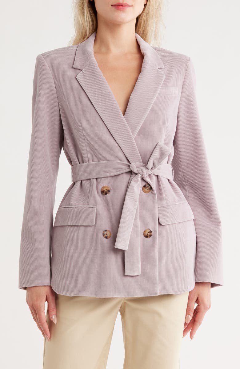 TWP Smoking Jacket, Main, color, Pale Lavender