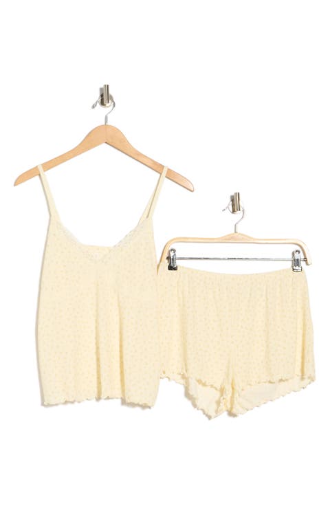 Lace Camisole & Short Pajamas