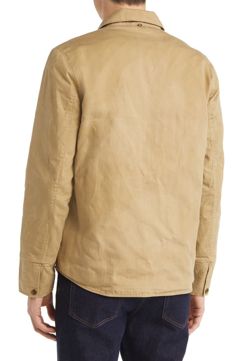 Leroy Organic Cotton Shirt Jacket, Alternate, color, TAN