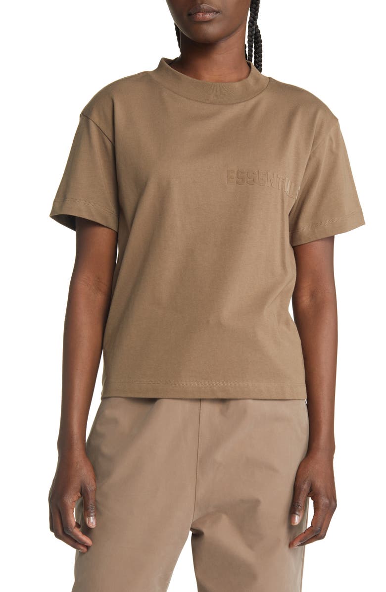 Fear of God Essentials Graphic Logo Cotton Tee, Main, color,