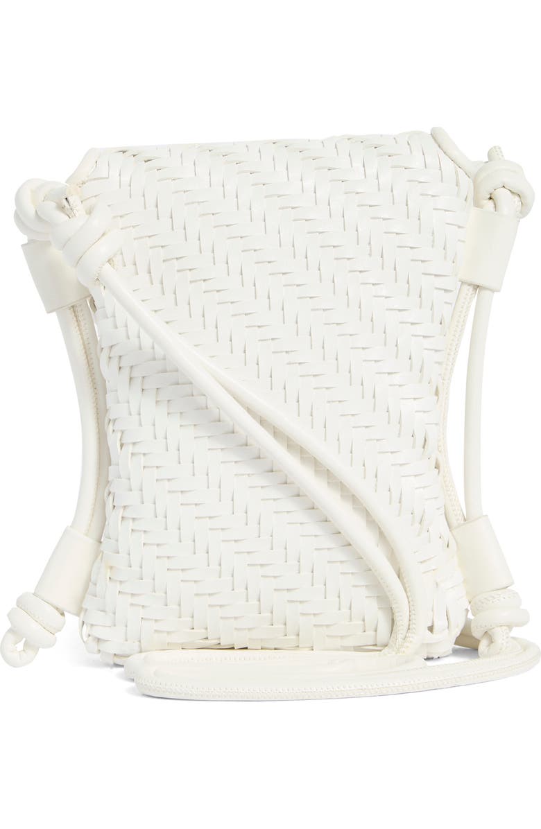 Dolce Vita Woven Crossbody Bag, Alternate, color, White