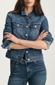 Mavi Jeans Samantha Crop Denim Trucker Jacket