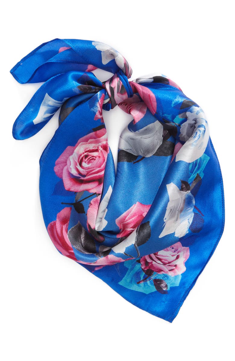 Halogen<sup>®</sup> Print Silk Scarf, Alternate, color, 
