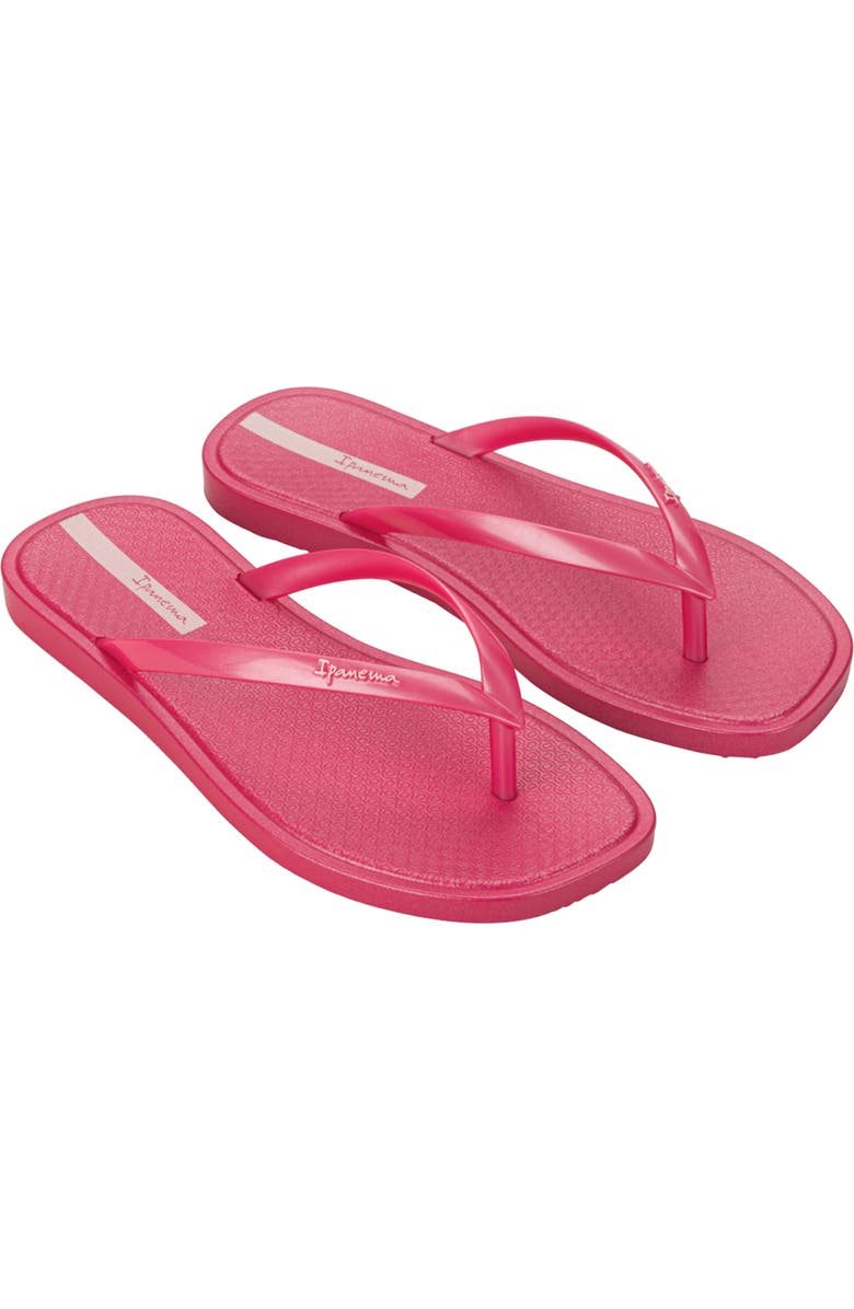 Ipanema Solar Colors Flip Flop, Main, color, Pink/ Pearl Pink
