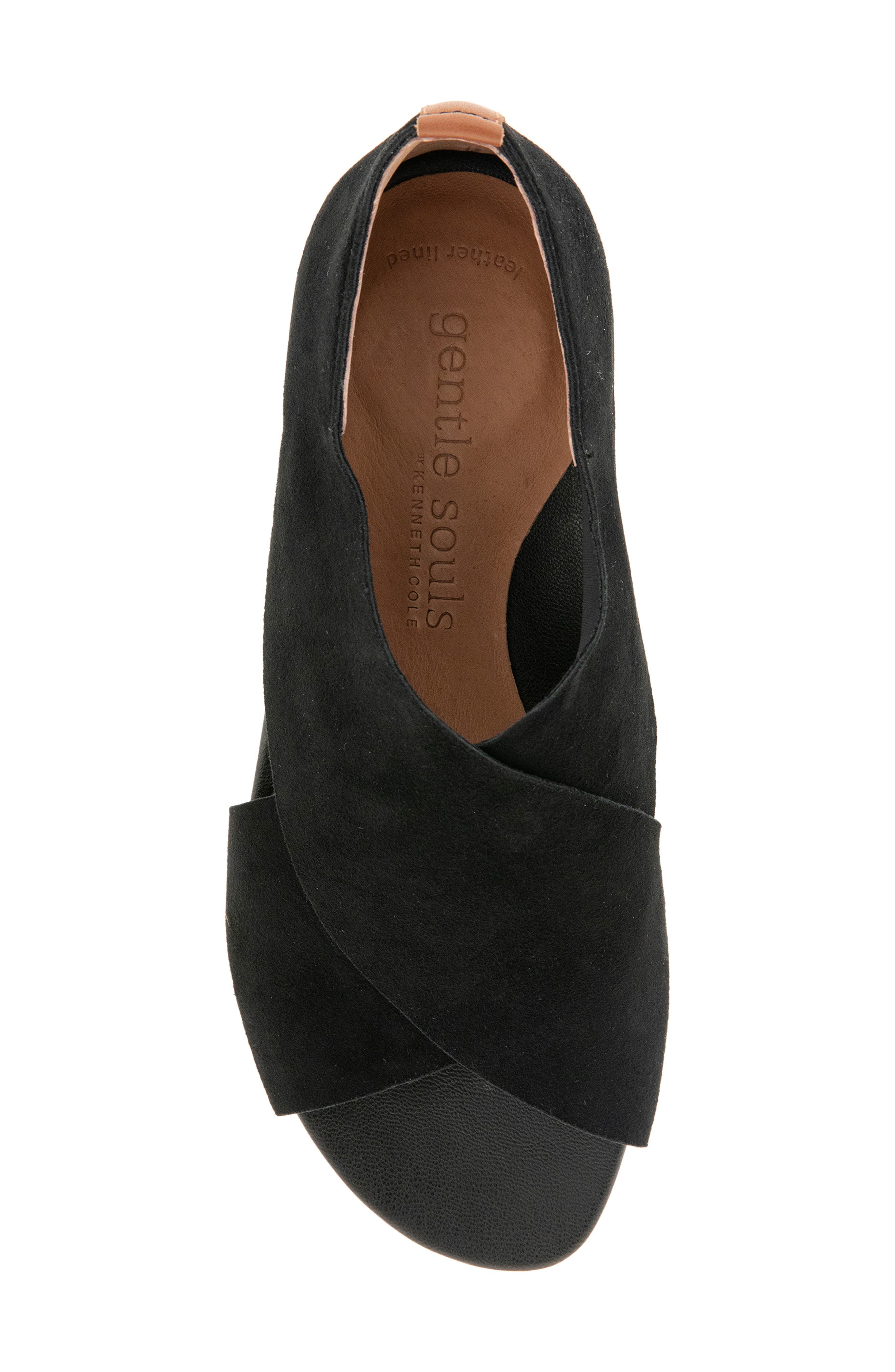 Gentle Souls Gainey Hidden Wedge Sandal, Alternate, color, Black Suede