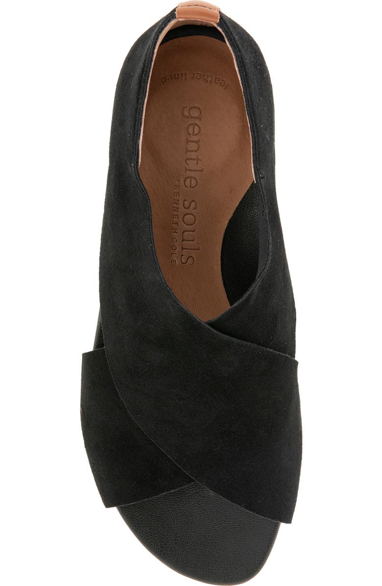 Gentle Souls Gainey Hidden Wedge Sandal, Alternate, color, Black Suede