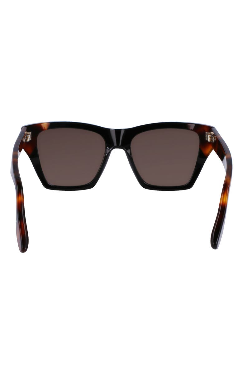 Victoria Beckham 55mm Modified Rectangle Sunglasses, Alternate, color,