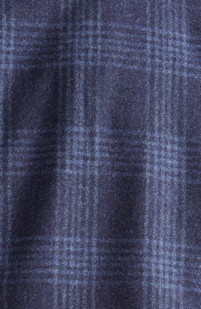 Eleventy Plaid Wool Blend Sport Coat, Alternate, color, Blue