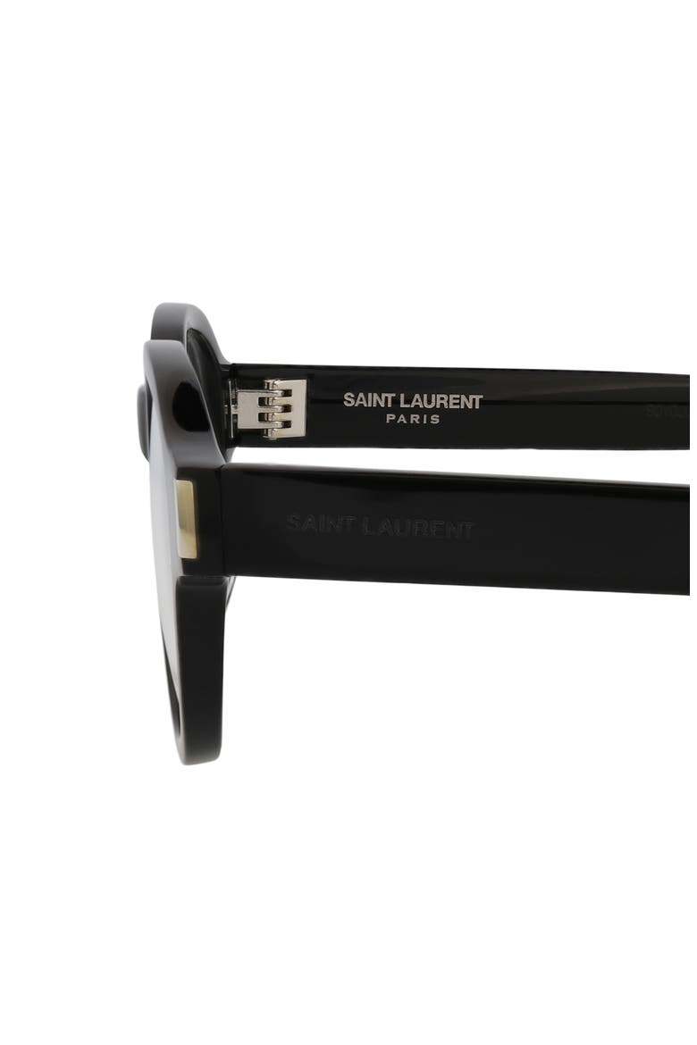 48mm Round Optical Glasses, Alternate, color, BLACK BLACK BLACK