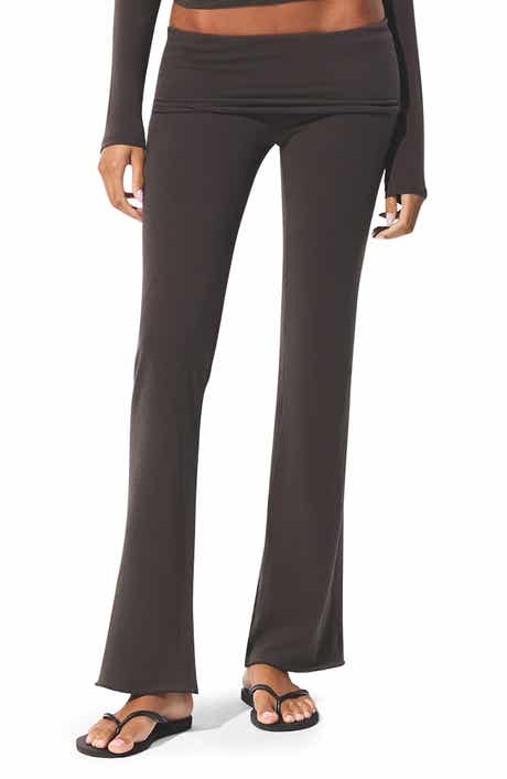 SKIMS Stretch Cotton Jersey Foldover Pants