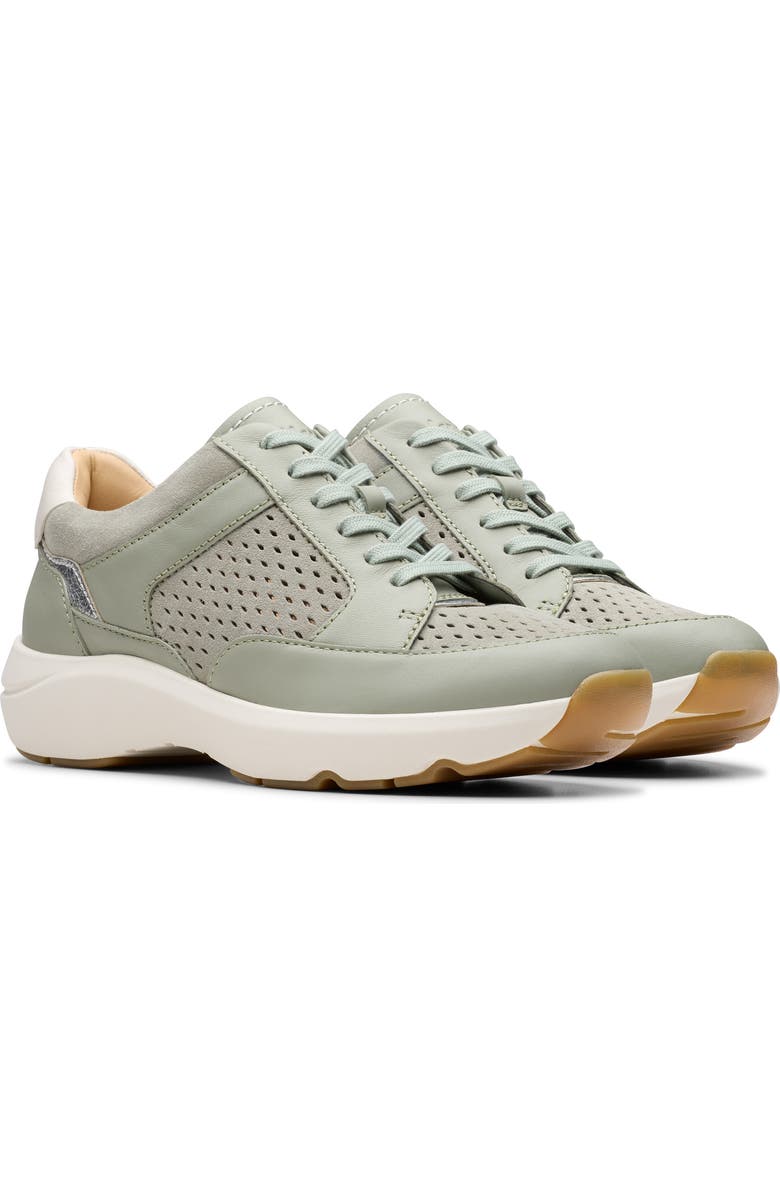 Clarks<sup>®</sup> Tivoli Walk Sneaker, Alternate, color, Light Green