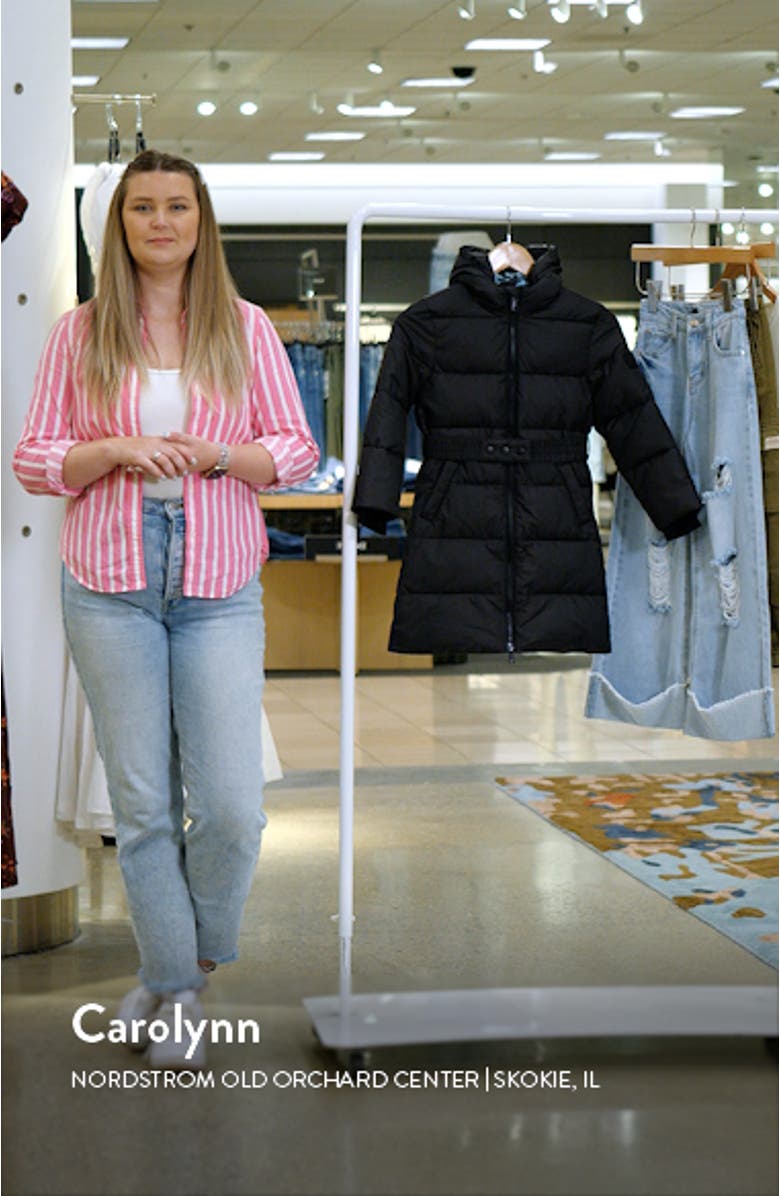 Kids' Tia Jr. Quilted Hooded Coat, sales video thumbnail