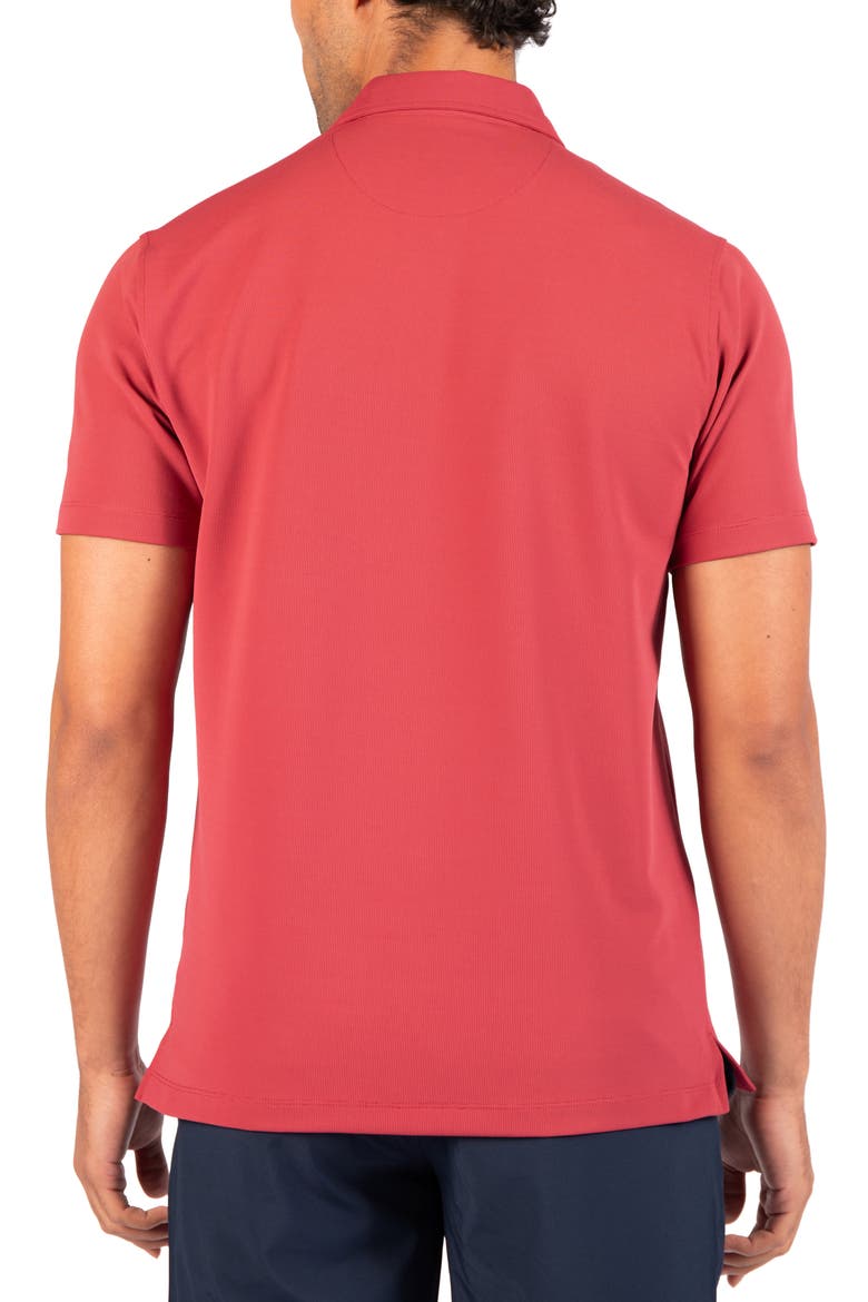 Micro Grid Performance Polo, Alternate, color, SUNWASHED RED
