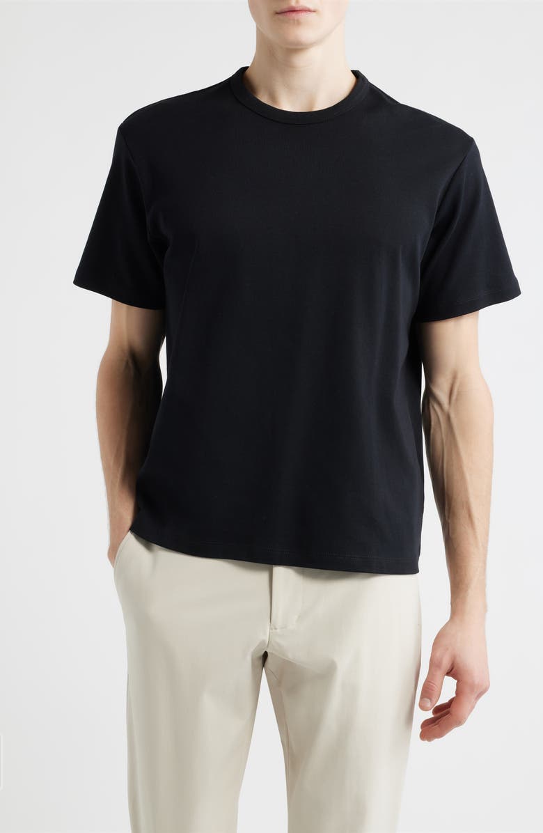 Open Edit Midweight T-Shirt, Main, color, Black
