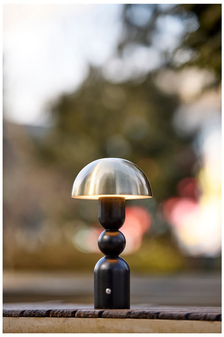 Connie LED Cordless Table Lamp, Alternate, color, BLACK