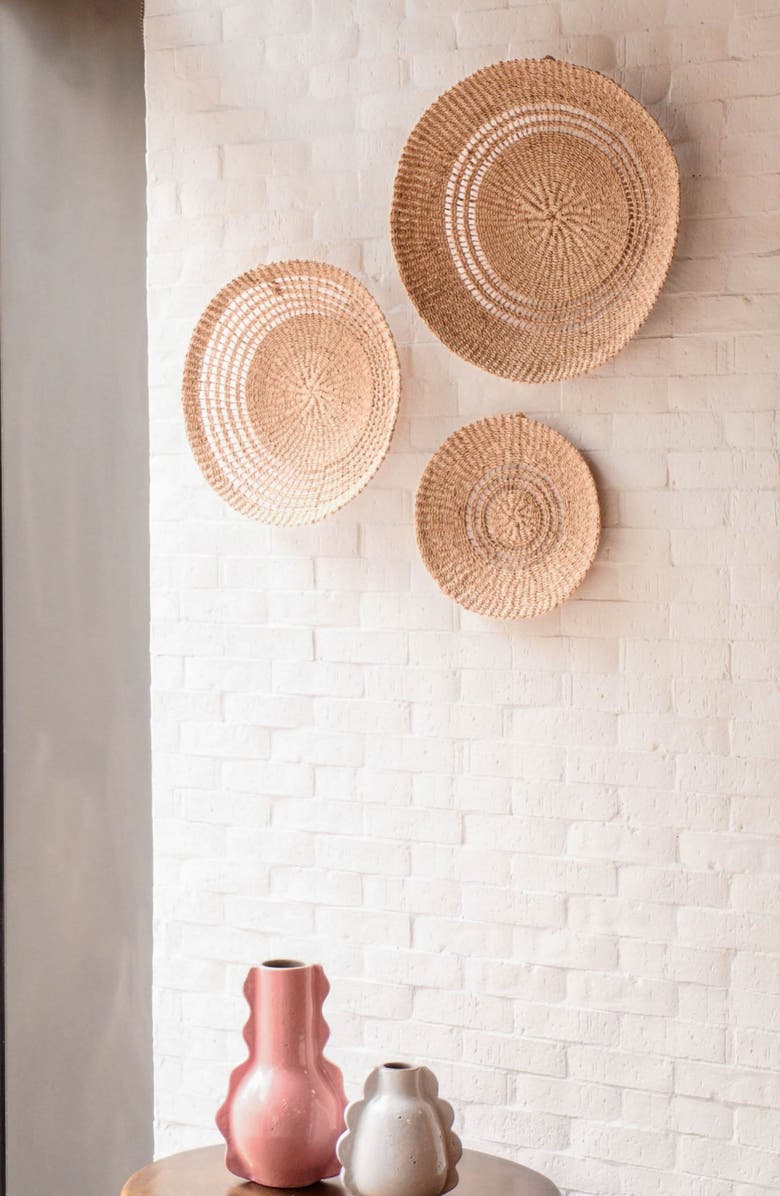 LIKHA Open Weave Wall Basket, Alternate, color, Natural