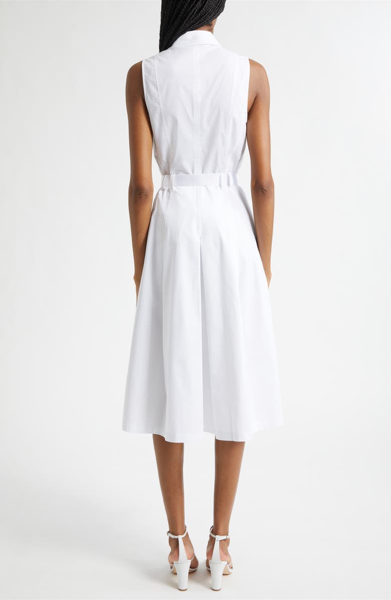 L'AGENCE Kylo Belted Shirtdress, Alternate, color, White