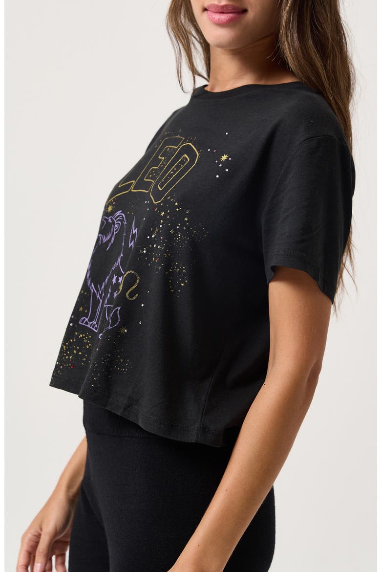 Leo Mercury Graphic T-Shirt, Alternate, color, BLACK