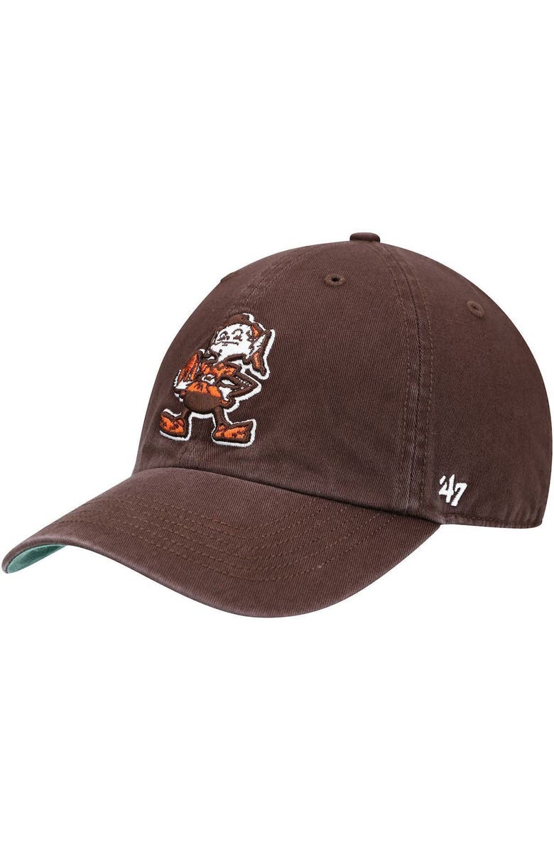 '47 Men's '47 Brown Cleveland Browns Brownie The Elf Legacy Franchise Fitted Hat, Main, color, 