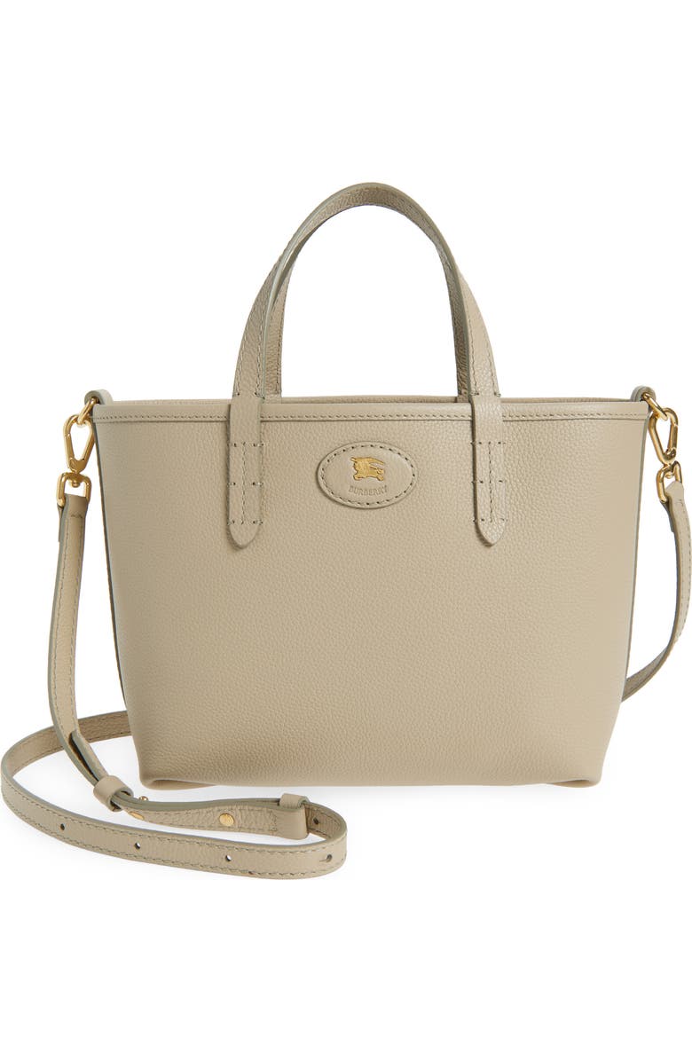 Burberry Mini Bloomsbury Reversible Tote, Main, color, Mushroom/ Mallow Pink