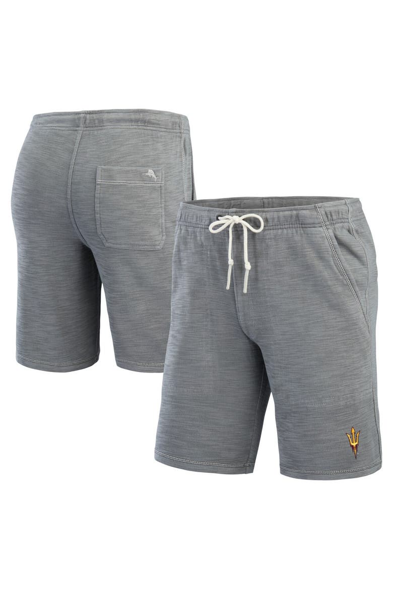 Men's Tommy Bahama Gray Arizona State Sun Devils Tobago Bay Tri-Blend Shorts, Main, color, Gray