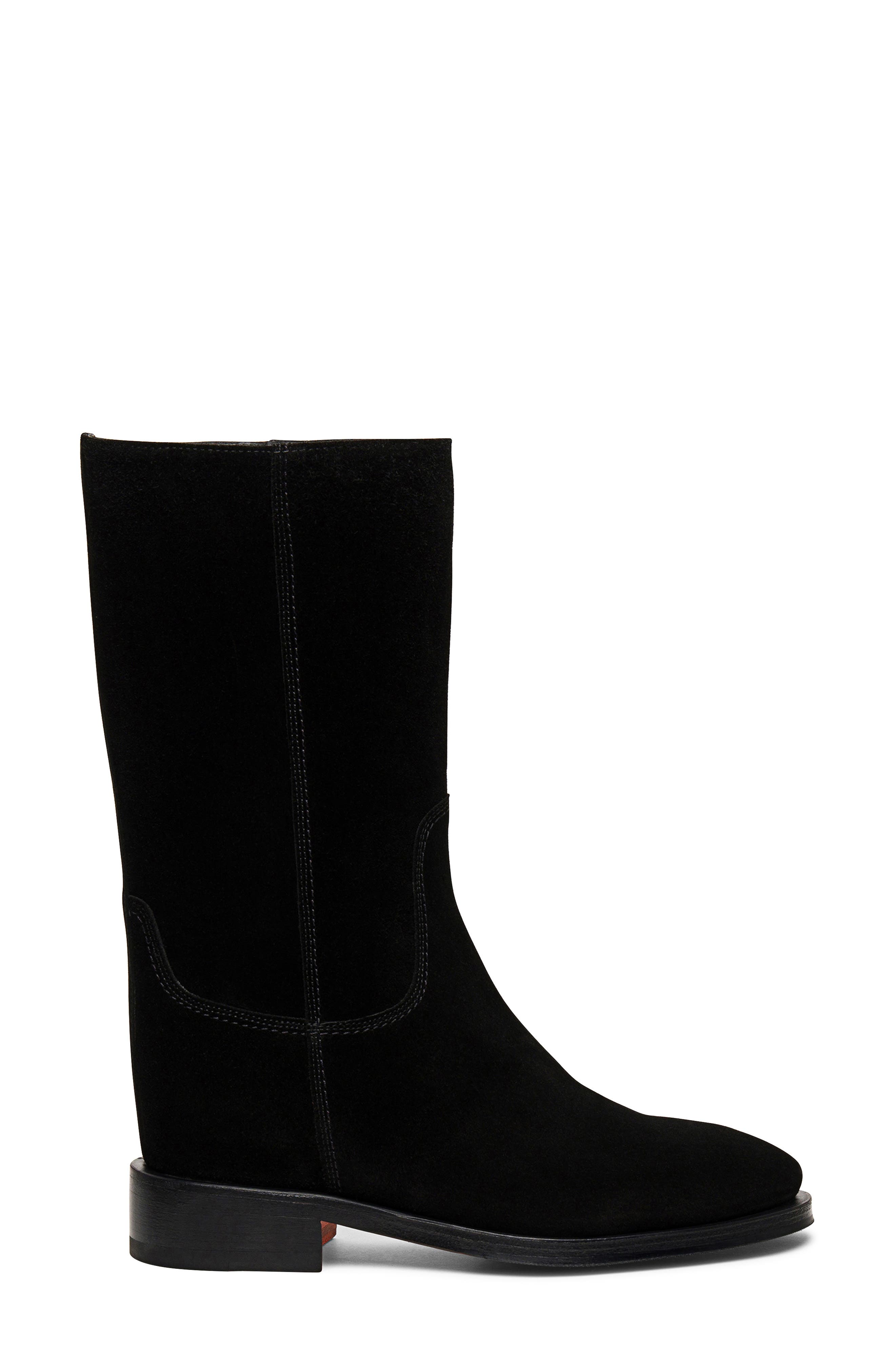 Suede boot, Alternate, color, BLACK-N01