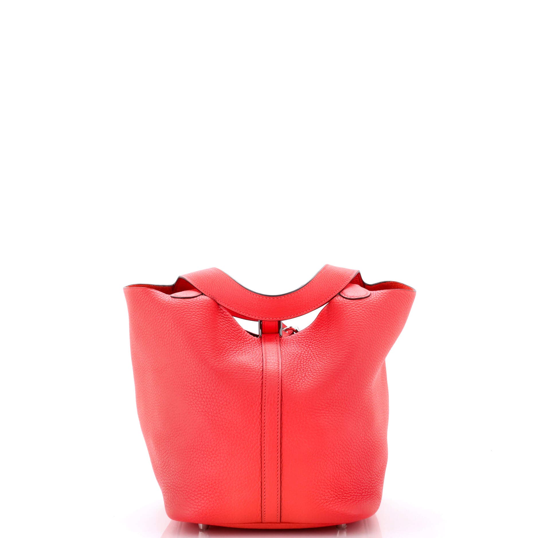 Pre-Owned Hermes Picotin Lock Bag Clemence MM, Alternate, color, Rose Texas