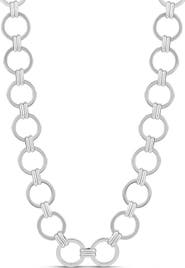 SHYMI Round Link Statement Necklace