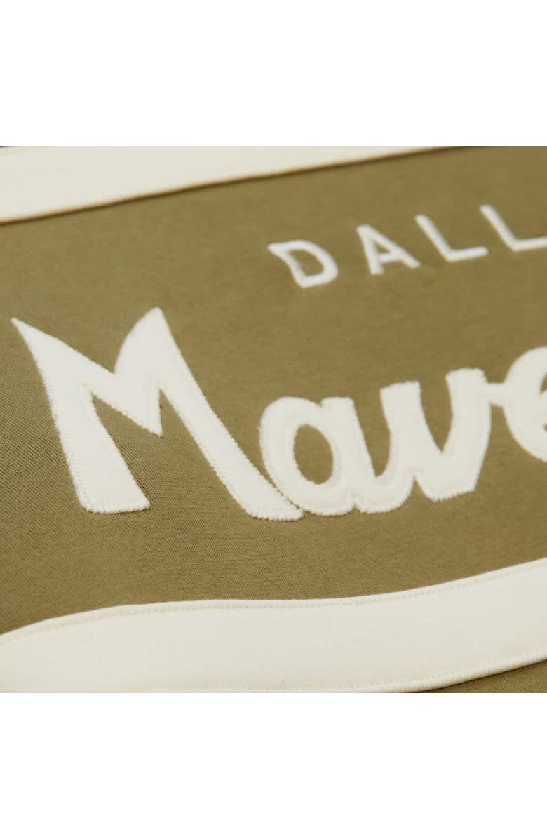 Mitchell & Ness Men's Mitchell & Ness Olive Dallas Mavericks Double Clutch Head Coach Hoodie, Alternate, color, Olive