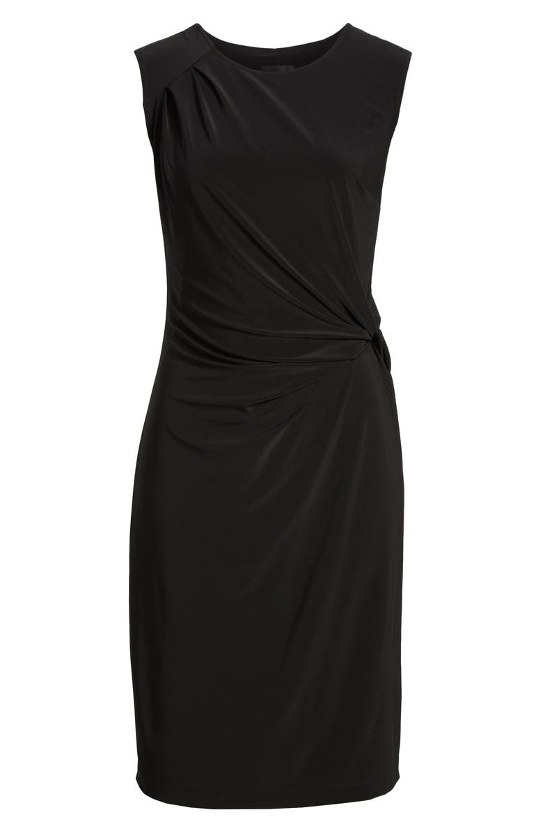 NIC+ZOE Twist Side Matte Jersey Dress, Alternate, color,