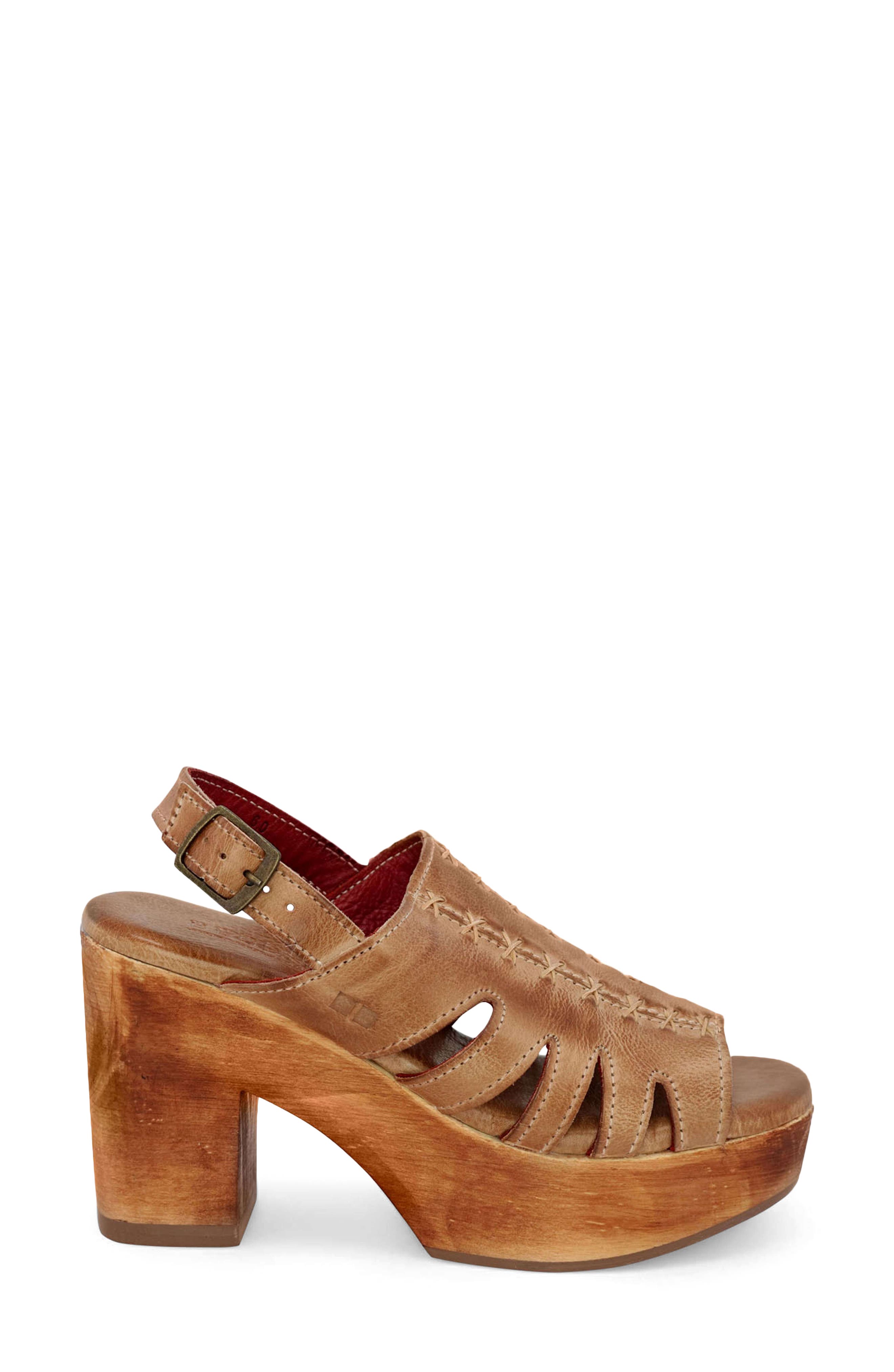Fontella Platform Sandal, Alternate, color, TAN RUSTIC