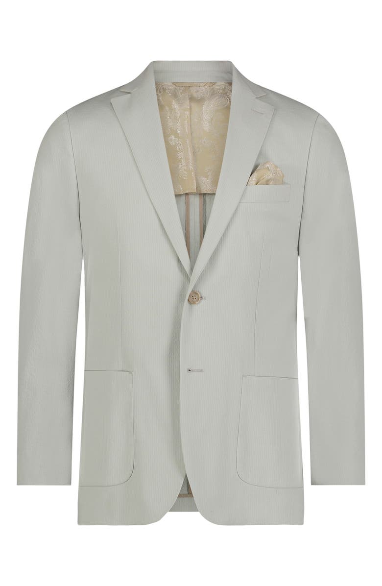 Robert Graham Rayburn Cotton Stretch Seersucker Sport Coat, Alternate, color, Blue