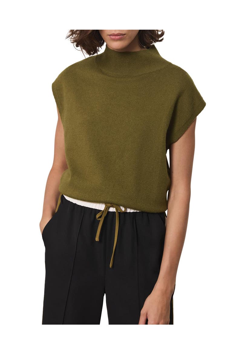 Wool Blend Sleeveless Top, Alternate, color, Green
