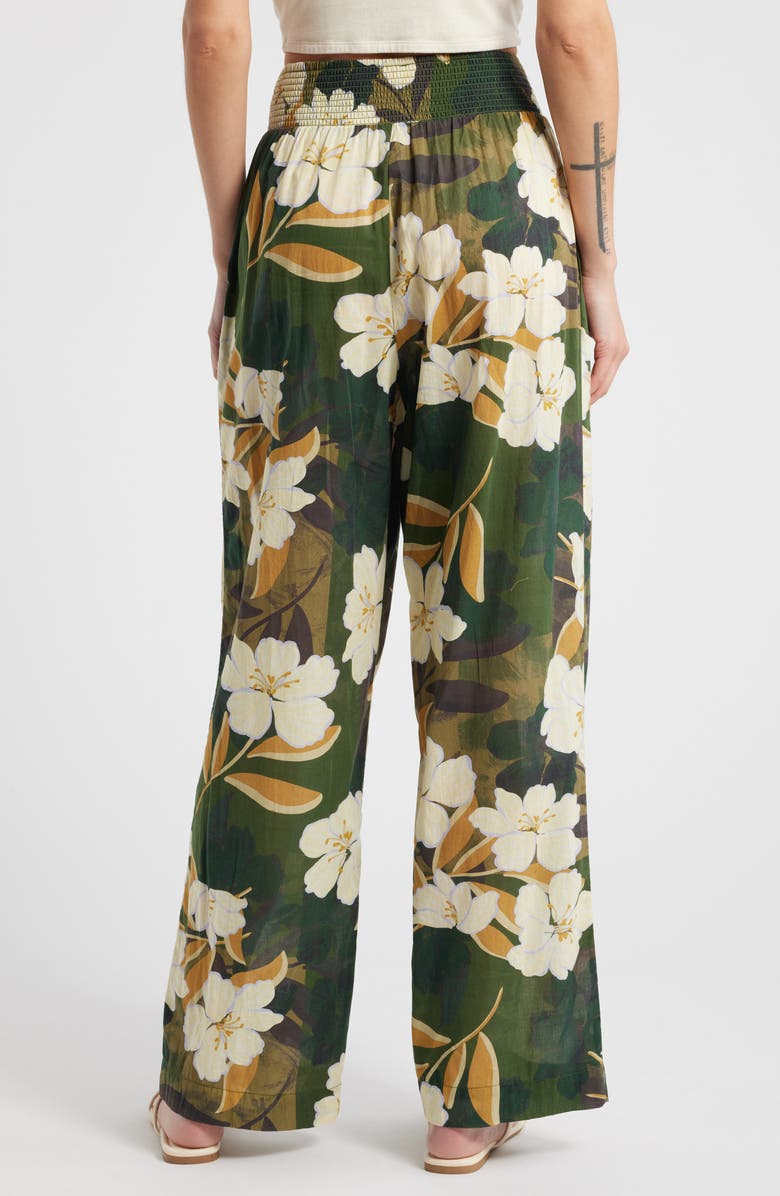 Rails Brendon Floral Wide Leg Cotton Pants, Alternate, color,