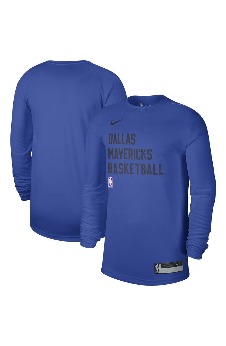 Nike Unisex Nike Blue Dallas Mavericks 2023/24 Legend On-Court Practice Long Sleeve T-Shirt, Main, color, Blue