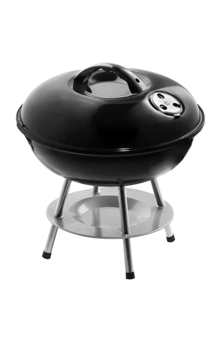 Better Chef Portable 14 in. Charcoal Barbecue Grill, Alternate, color, Black