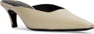 BLACK SUEDE STUDIO Logan Kitten Heel Mule