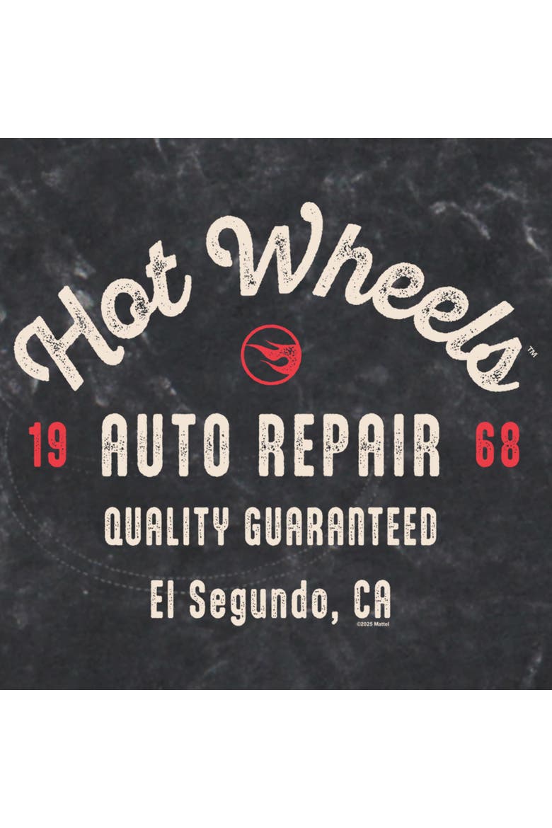 Men's Hot Wheels 1968 Auto Repair  Graphic T-Shirt, Alternate, color, Black