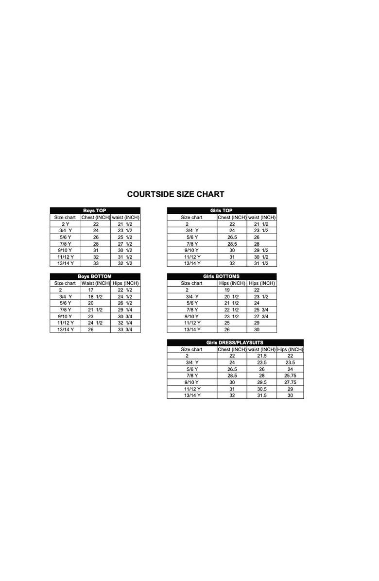 Courtside Kids Running Short, Alternate, color, White