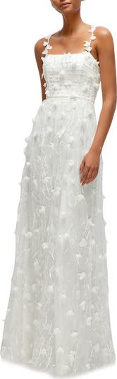 Floral Embroidered Gown