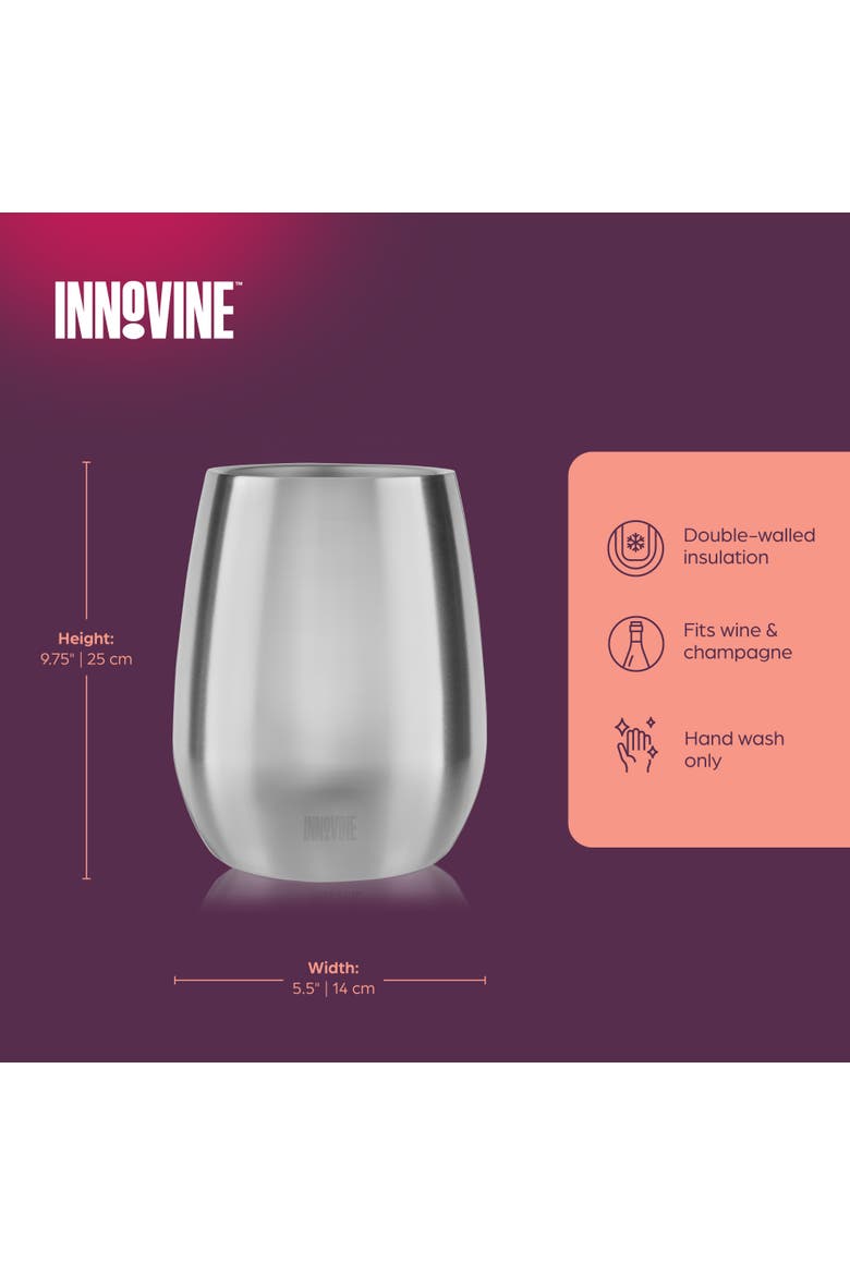 Wine Bottle Chiller Bucket, Alternate, color, Silver
