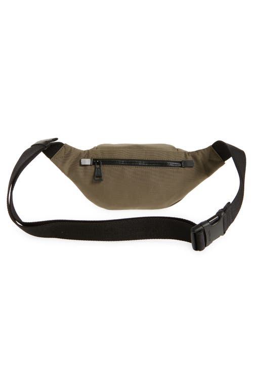 Moncler Small Durance Water Repellent Belt Bag In Olive Green