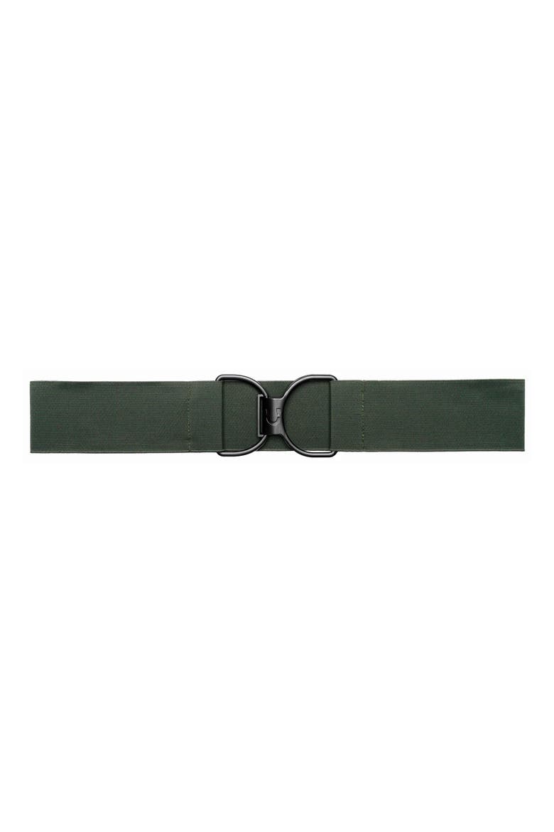 Pine & Matte Black Clasp Stretch Belt, Main, color, ASPEN PINE