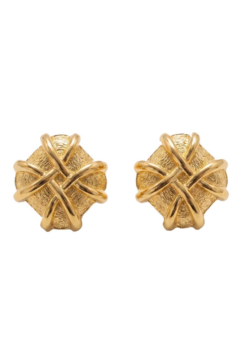 The Tabi Clip-On Earrings, Main, color, GOLD