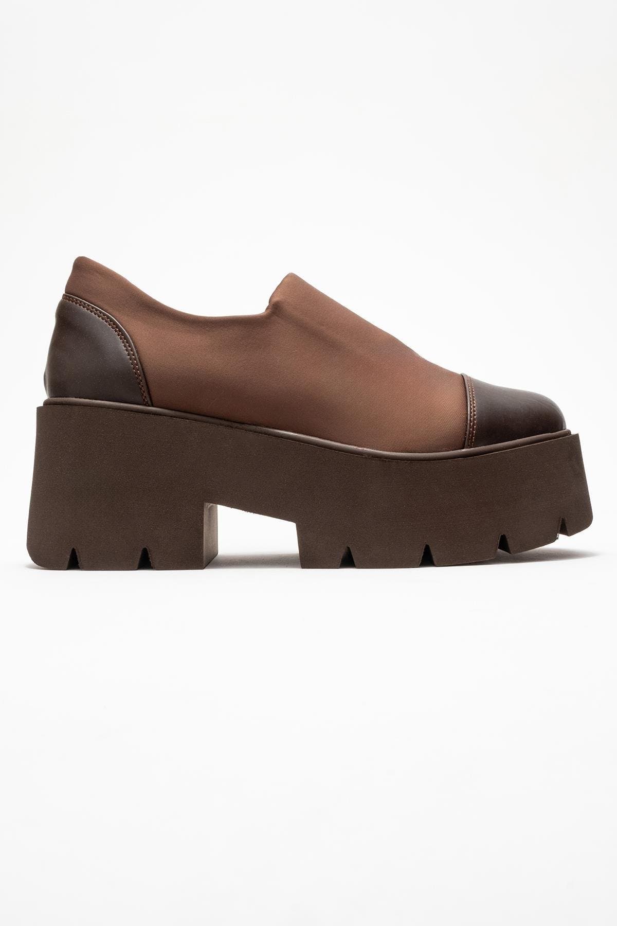 Grena Platform Slip On Shoes, Alternate, color, Brown Faux Leather