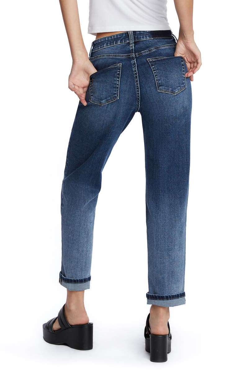 HINT OF BLU High Waist Ankle Straight Leg Jeans, Alternate, color,