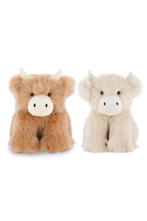 Hilda the Highland Cow 9" Plush Duo